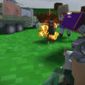 Blocky Zombie And Vehicle Shooting